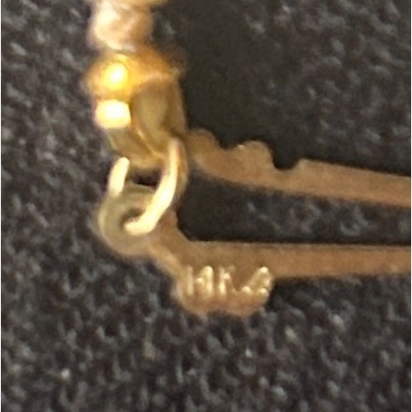 Rice pearl necklace with 14k gold clasp 38” - Picture 7 of 8